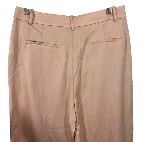 J Crew Womens Ingrid Pants size 8 Peach Gramercy Twill High Rise - Picture 5 of 14